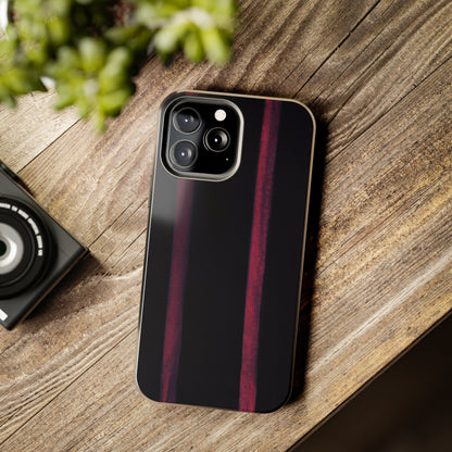 Tough Apple iPhone Cases Ft. Dark Stripes