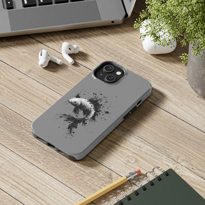 ToughDrop Apple iPhone Case Ft. Ink Blot Koi