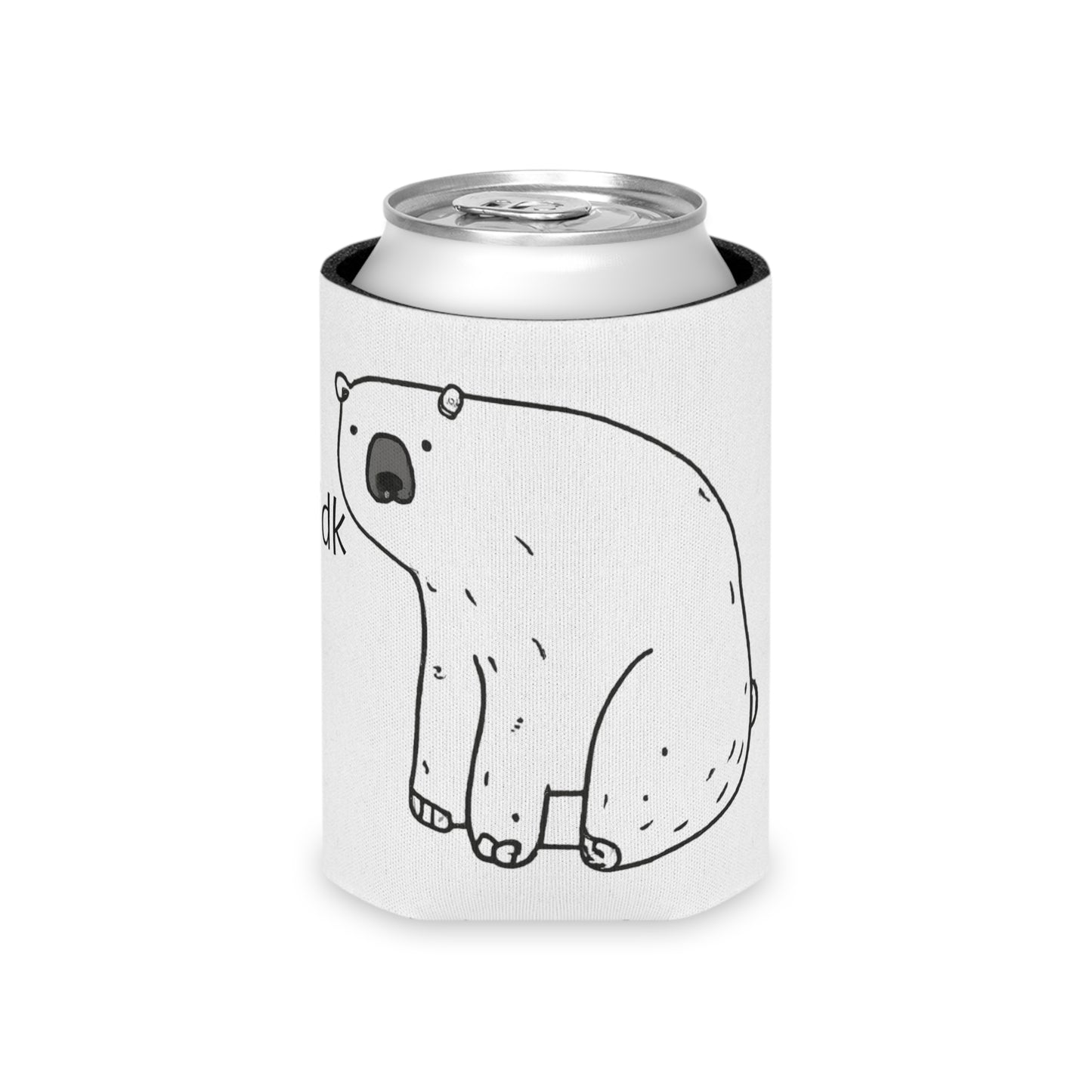 White Moodycub Can Holder Insulated Coozie