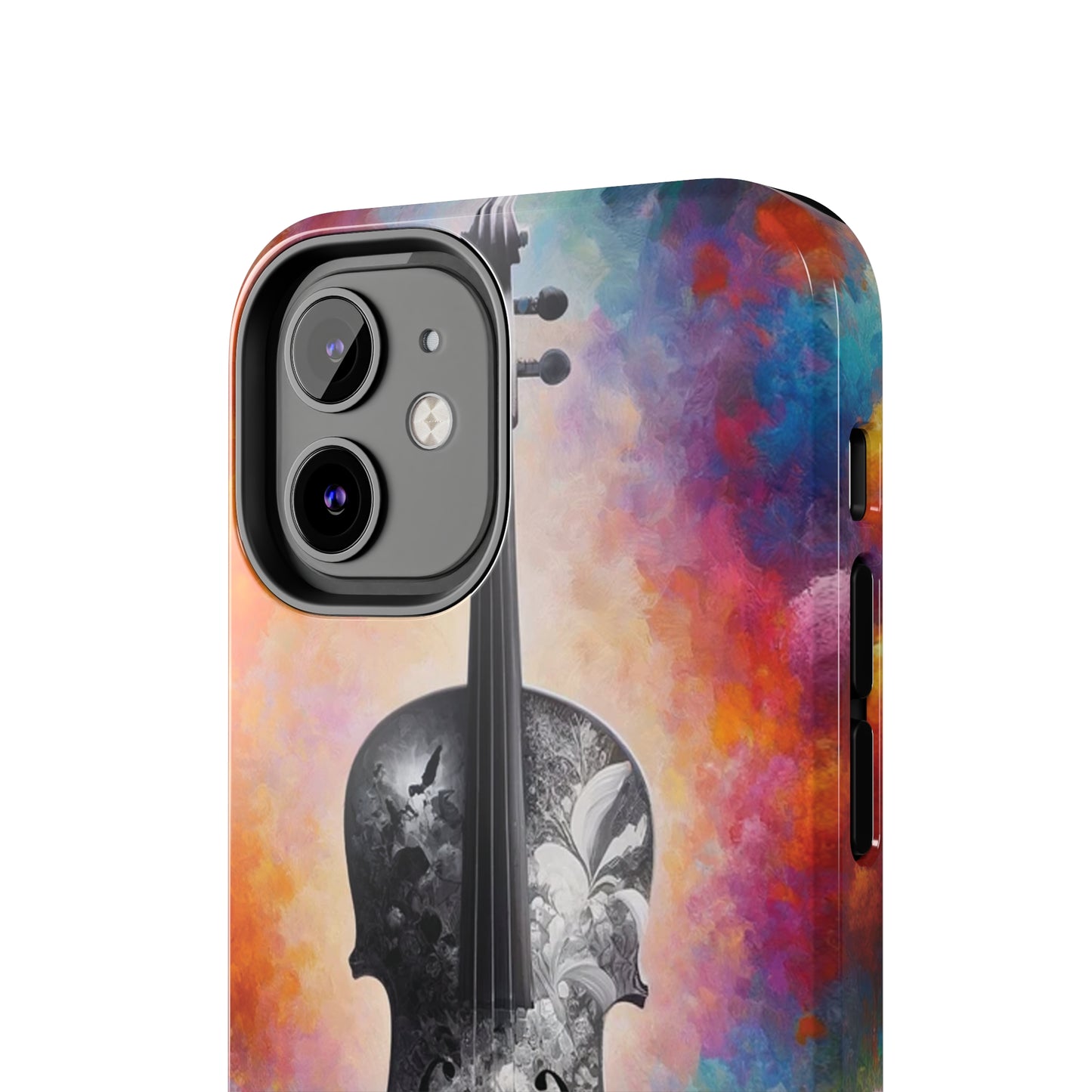 ToughDrop Apple iPhone Case Ft. Greyscale Violin