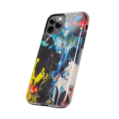 Tough Case-Mate iPhone Case Ft. Blue Splat