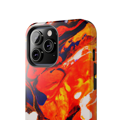 Tough Apple iPhone Cases Ft. Abstract Halloween Pumpkin