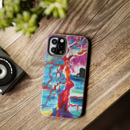 Tough Apple iPhone Cases Ft. Abstract Spirit Tree