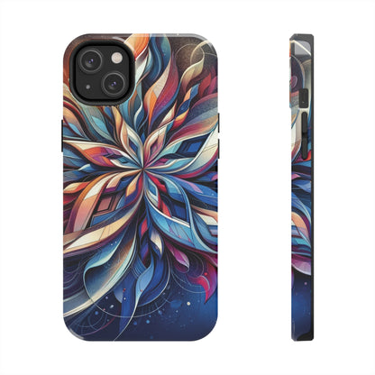 ToughDrop Apple iPhone Case Ft. Abstract Snowflake