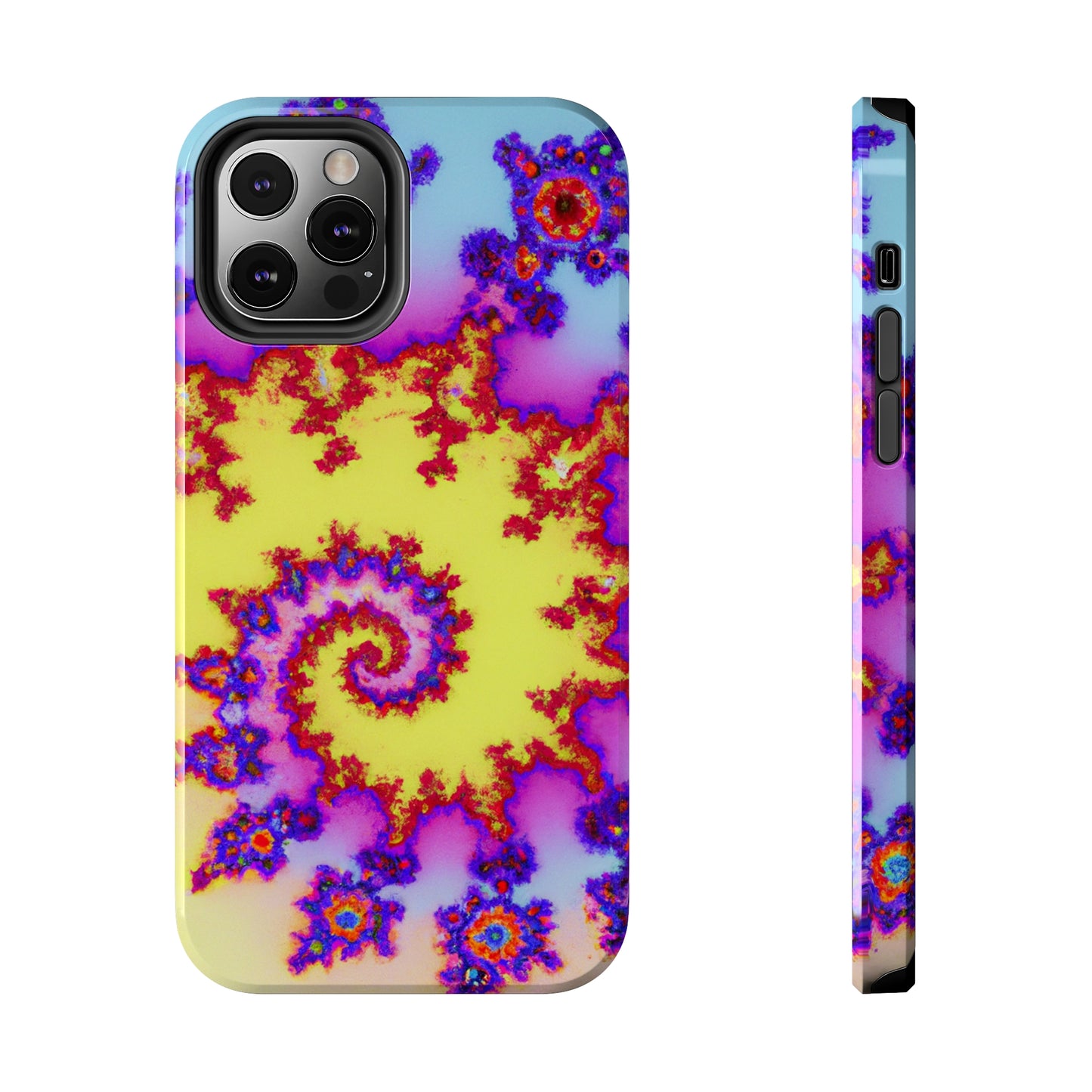 Tough Case-Mate iPhone Case Ft. Tie Dye Fractal