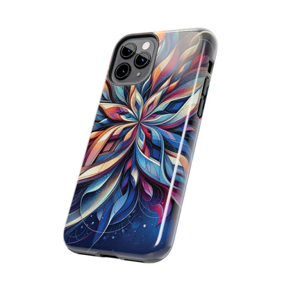 ToughDrop Apple iPhone Case Ft. Abstract Snowflake