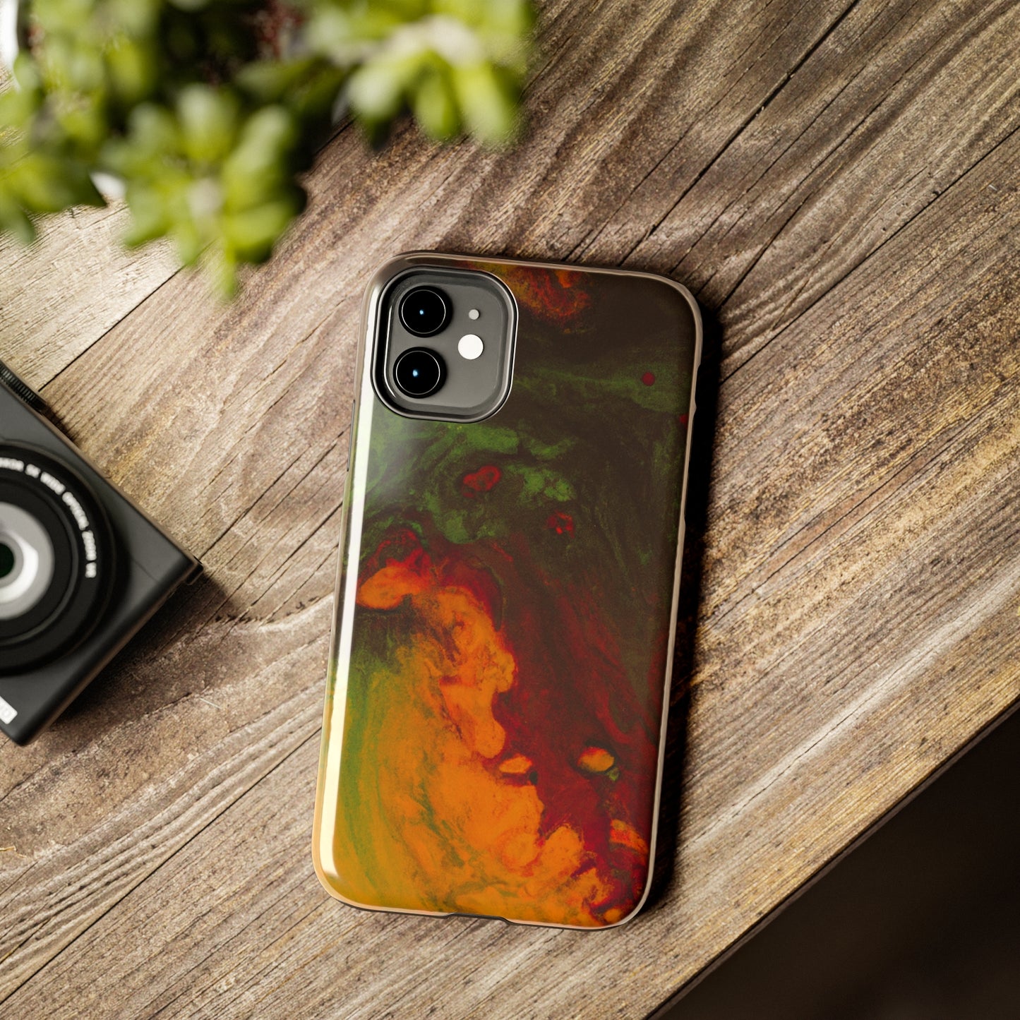 Tough Apple iPhone Case Ft. Abstract Gas Giant