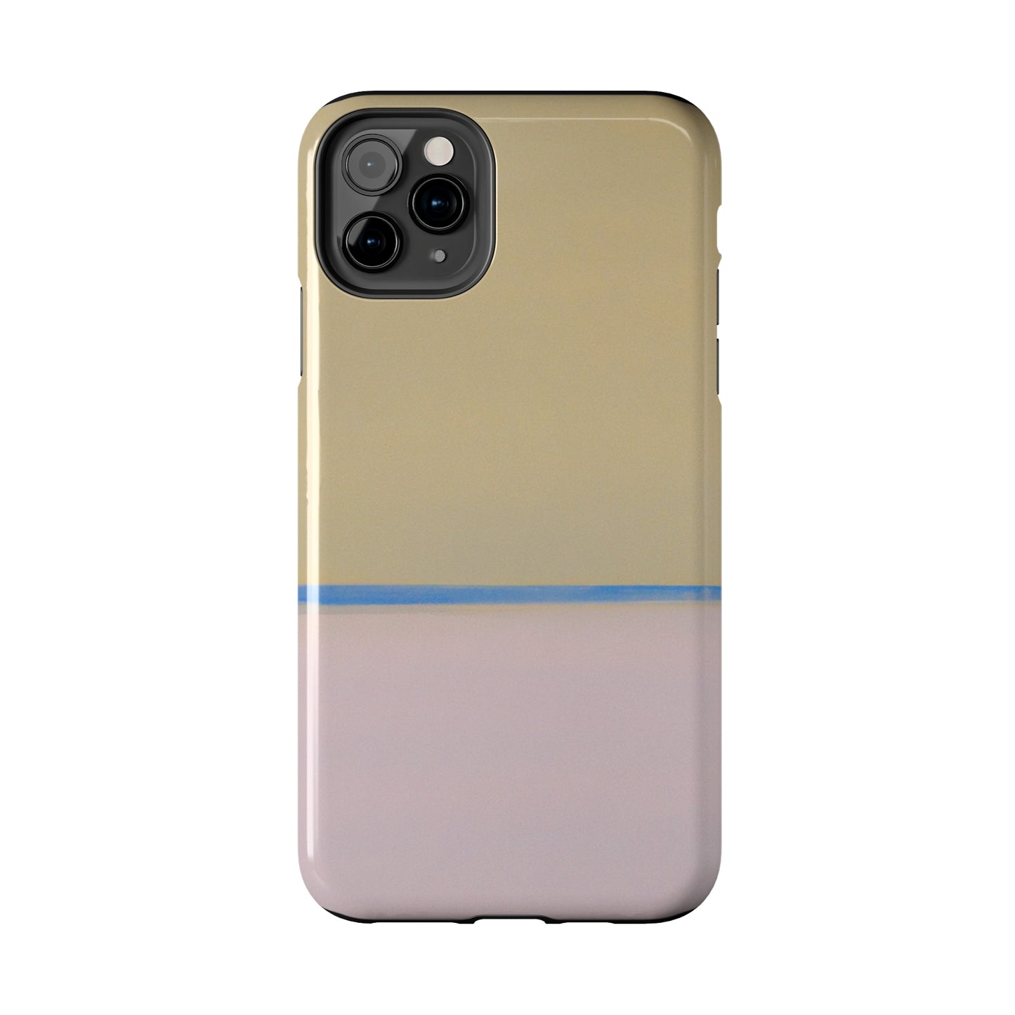 Strong Apple iPhone Case Ft. Minimal Thin Stripe