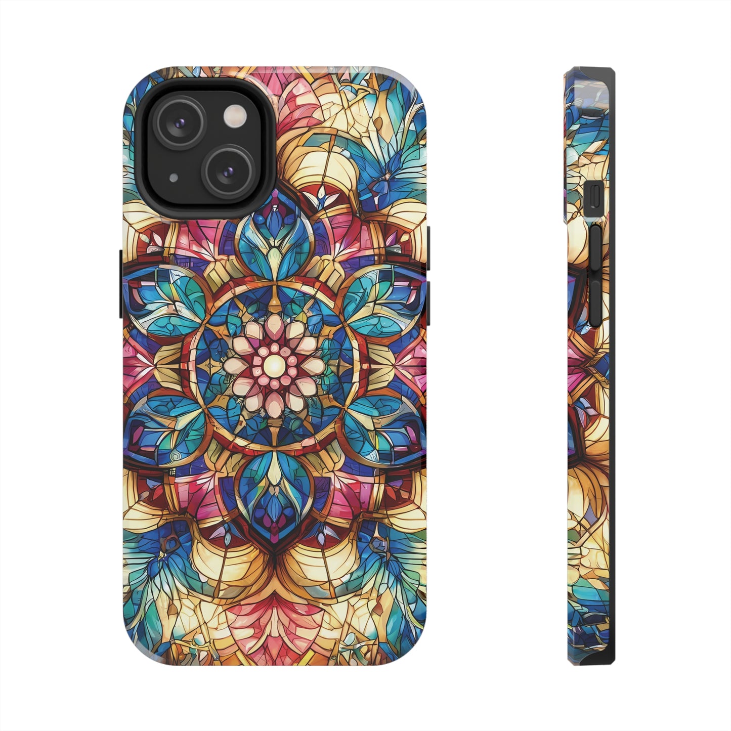 ToughDrop Apple iPhone Case Ft. Stained Glass Fractal