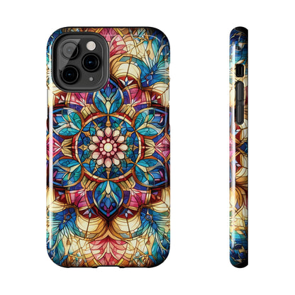 ToughDrop Apple iPhone Case Ft. Stained Glass Fractal