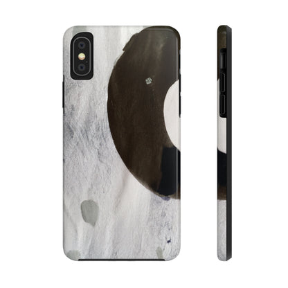 Strong Apple iPhone Case Ft. Abstract Half Circle