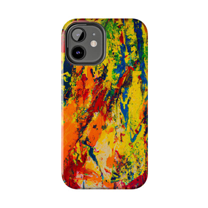 Tough Case-Mate iPhone Case Ft. Abstract Yellow Orange