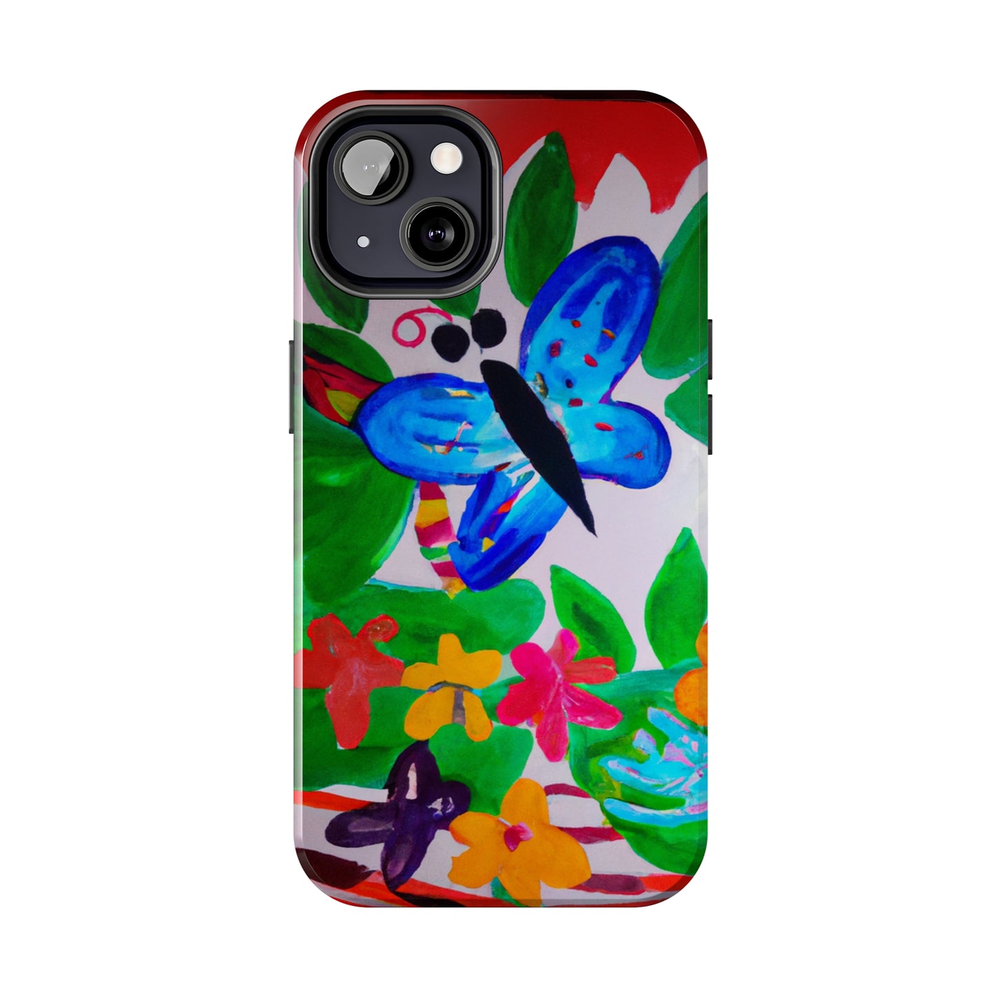 Tough Case-Mate iPhone Case Ft. Watercolor Butterfly