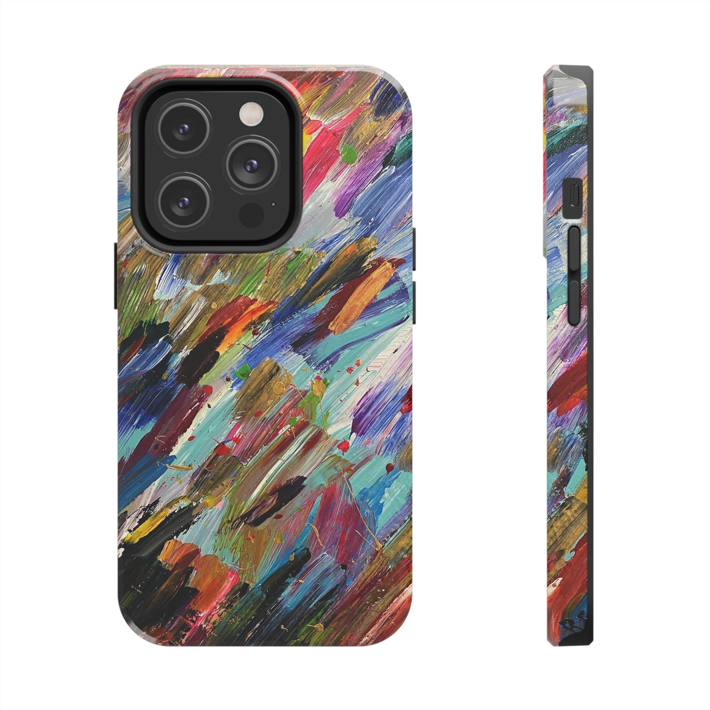 Tough Case-Mate iPhone Case Ft. Abstract Acrylic Feathers