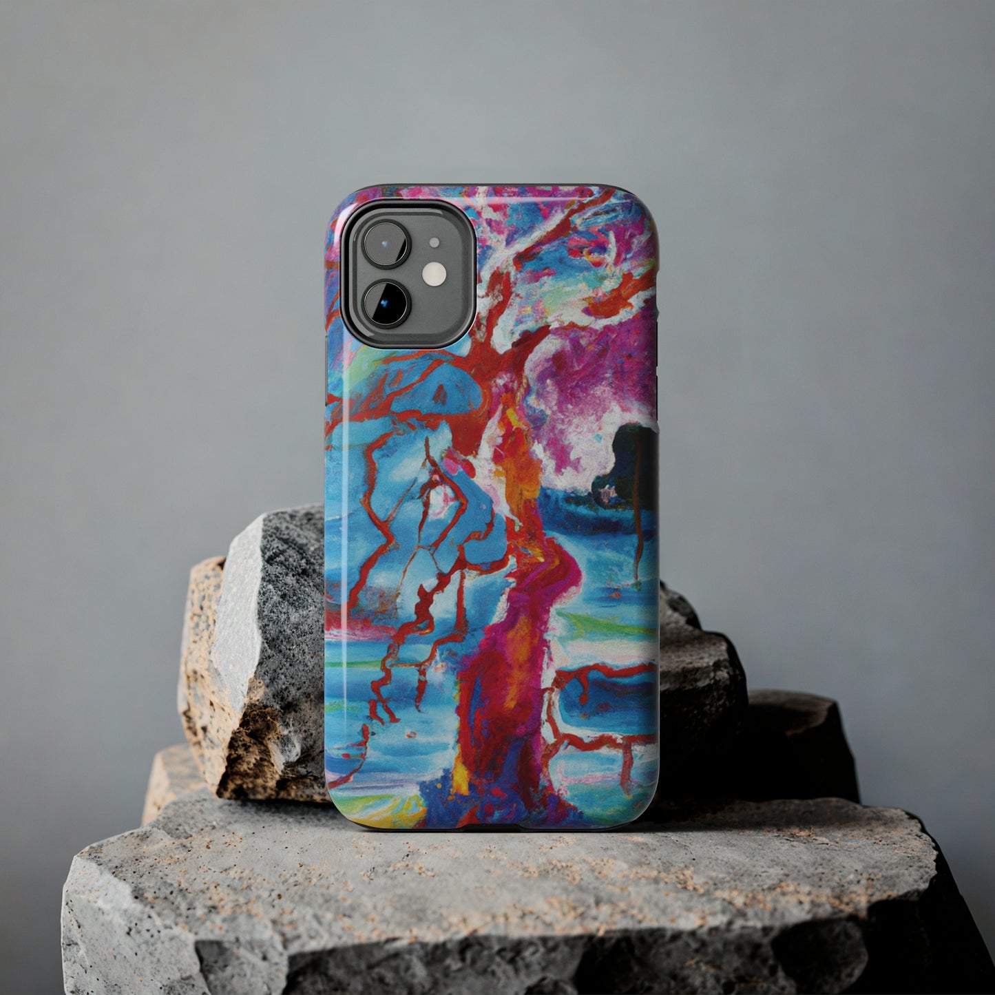 Tough Apple iPhone Cases Ft. Abstract Spirit Tree