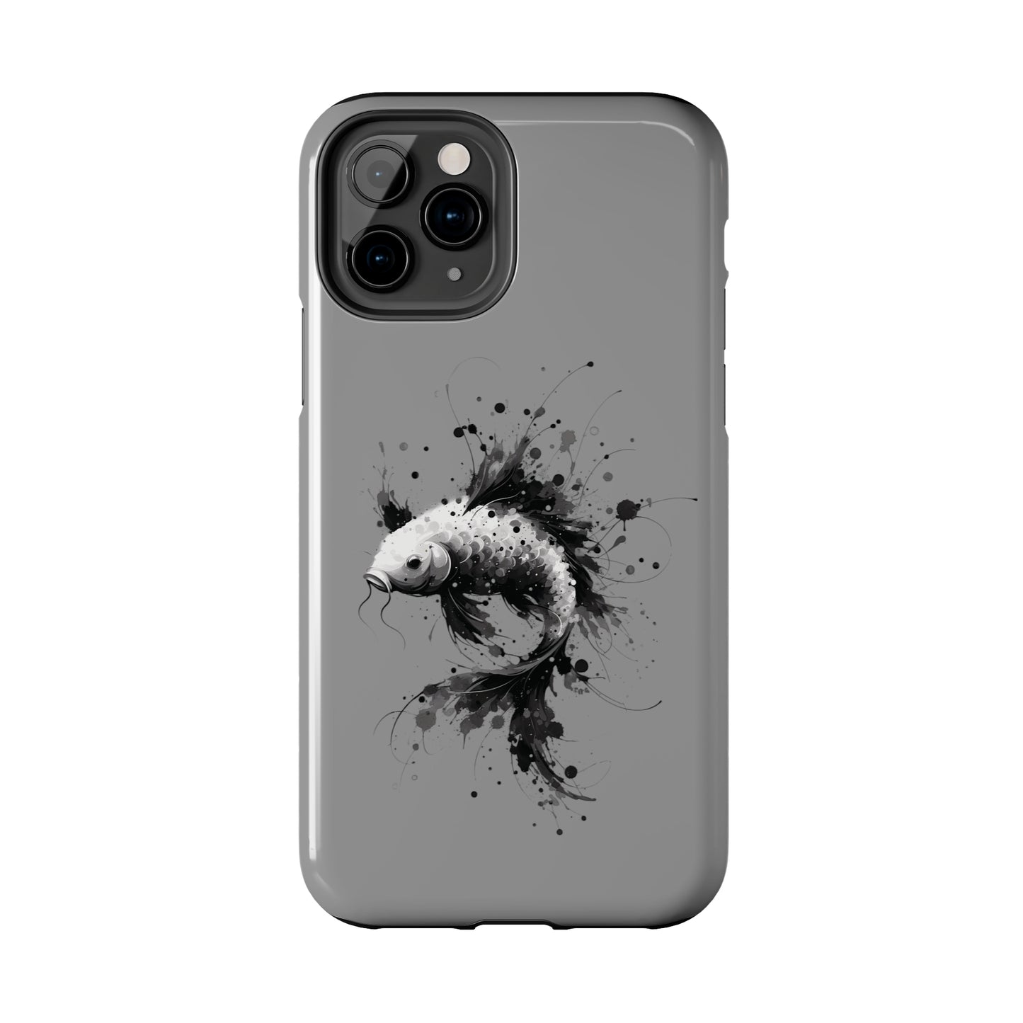 ToughDrop Apple iPhone Case Ft. Ink Blot Koi