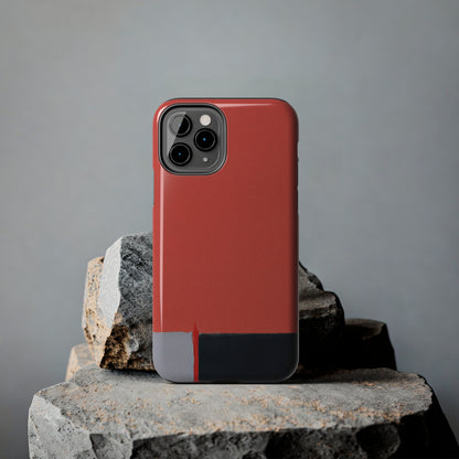 Strong Apple iPhone Case Ft. Minimal Orange