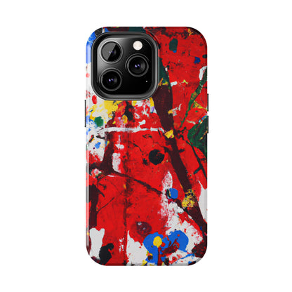 Tough Case-Mate iPhone Case Ft. Fractured Red