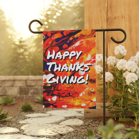 Fall Colors Happy Thanksgiving Garden Decoration Yard Banner