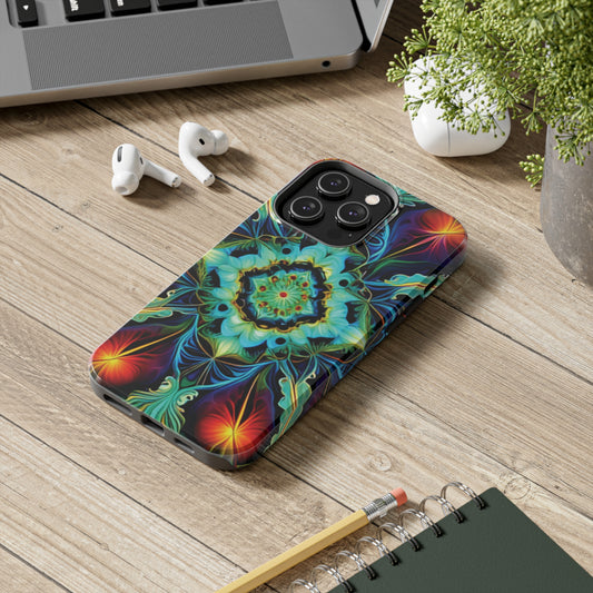 Strong Apple iPhone Case Ft. Leaf Fractal