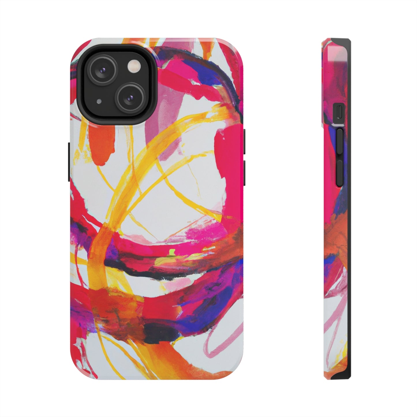 Tough Apple iPhone Cases Ft. Abstract Scarlet