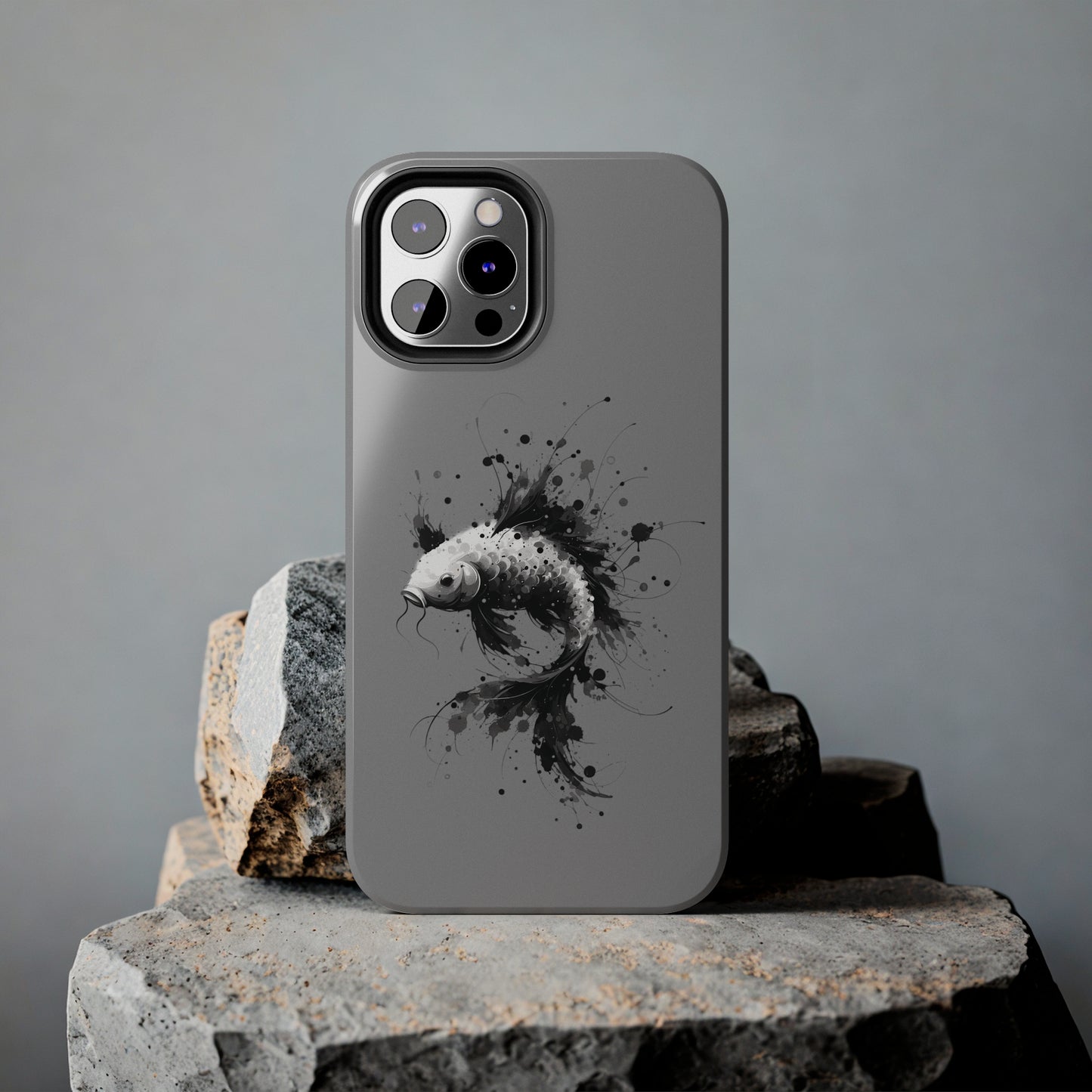 ToughDrop Apple iPhone Case Ft. Ink Blot Koi