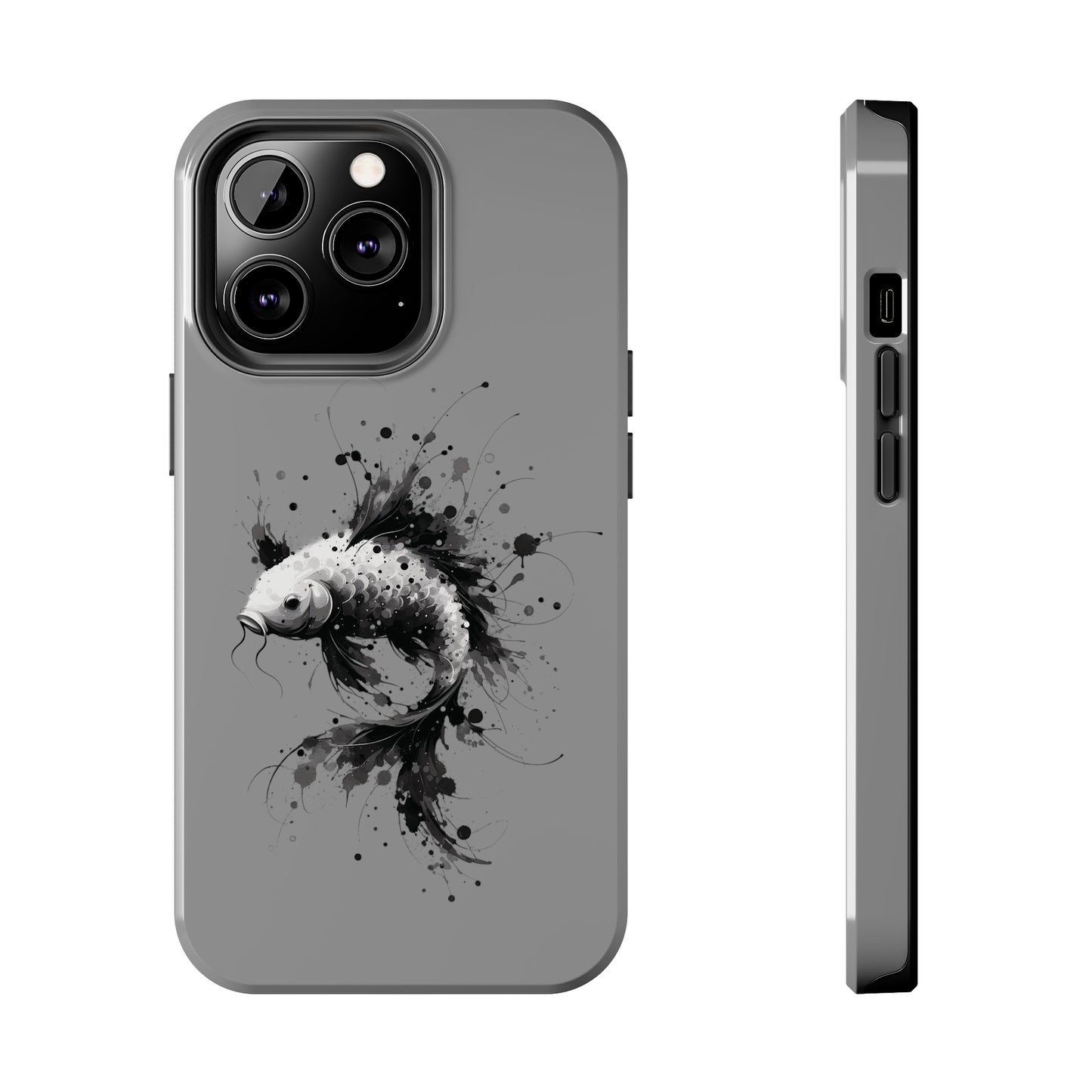 ToughDrop Apple iPhone Case Ft. Ink Blot Koi