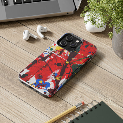 Tough Case-Mate iPhone Case Ft. Fractured Red