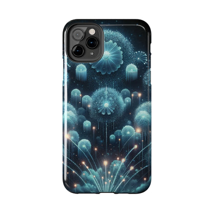 ToughDrop Apple iPhone Case Ft. Blue Dot New Year Fireworks