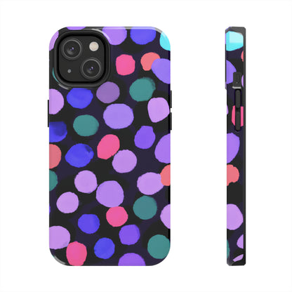 Tough Case-Mate iPhone Case Ft. Purple Dots