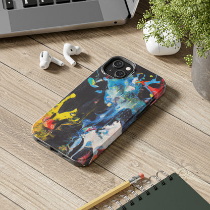 Tough Case-Mate iPhone Case Ft. Blue Splat