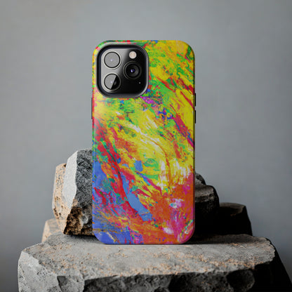 Tough Apple iPhone Cases Ft. Abstract Sherbet