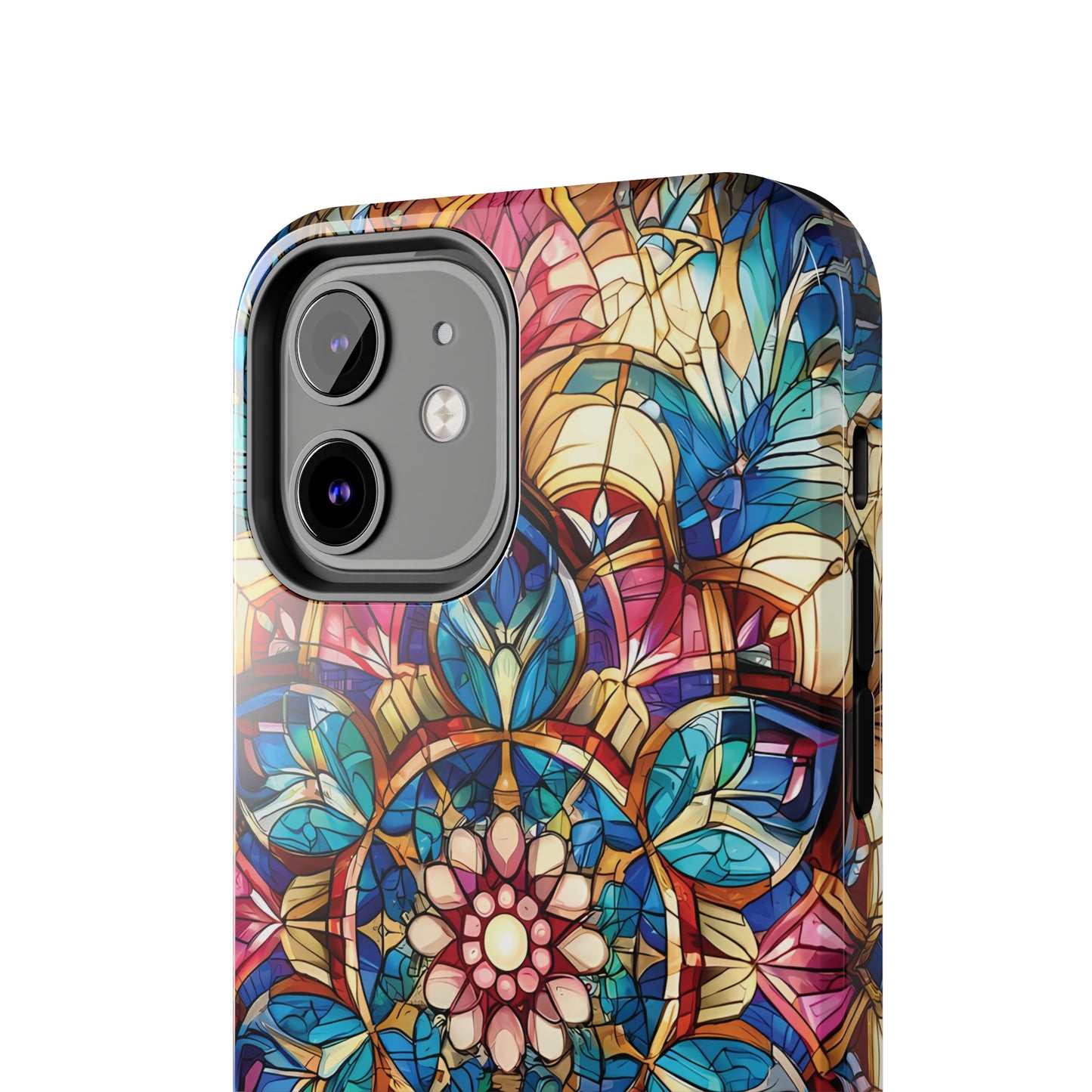 ToughDrop Apple iPhone Case Ft. Stained Glass Fractal