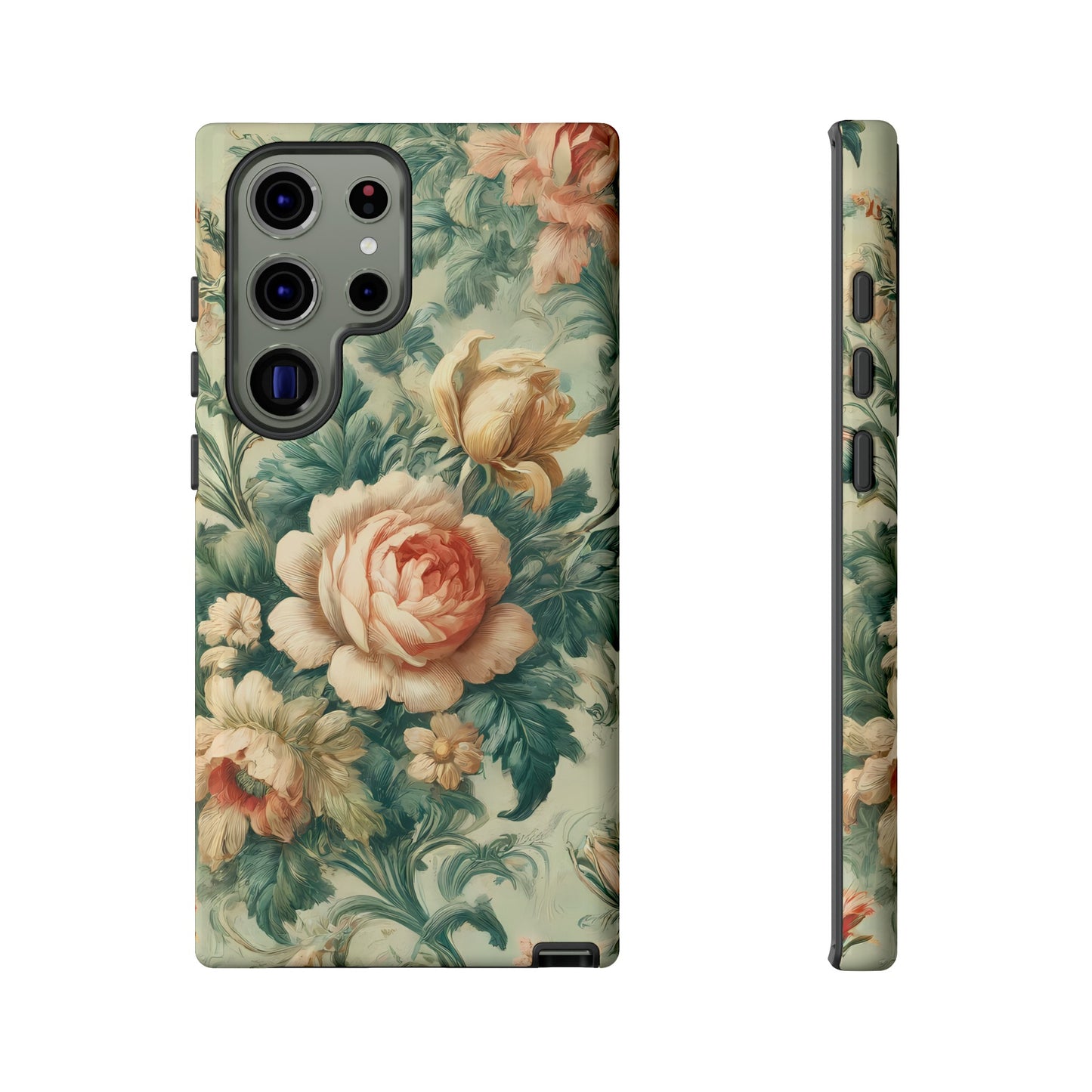 Tough Phone Case Ft. Cottagecore Rose