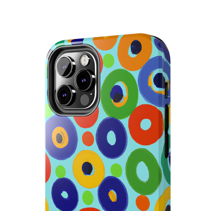 Tough Case-Mate iPhone Case Ft. Vivid Circles