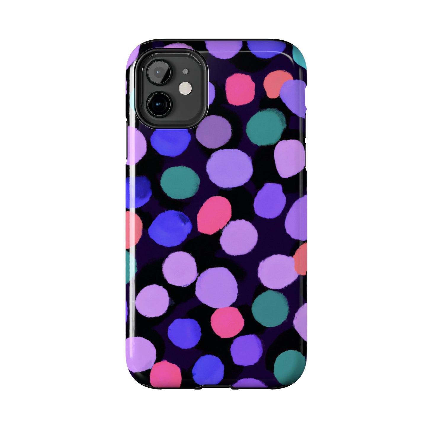 Tough Case-Mate iPhone Case Ft. Purple Dots