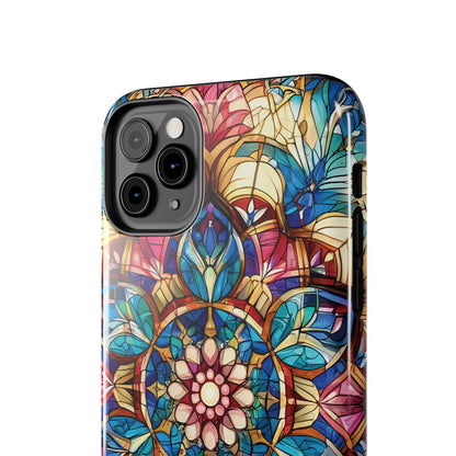 ToughDrop Apple iPhone Case Ft. Stained Glass Fractal