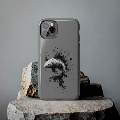 ToughDrop Apple iPhone Case Ft. Ink Blot Koi