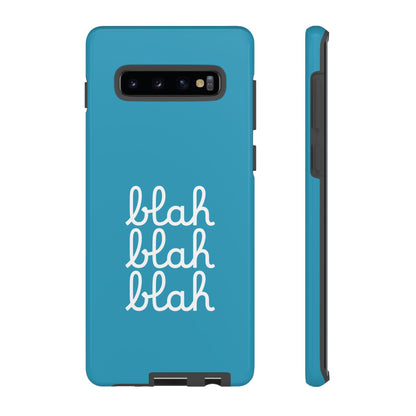 Tough Phone Case Ft. blahblahblah Turquoise