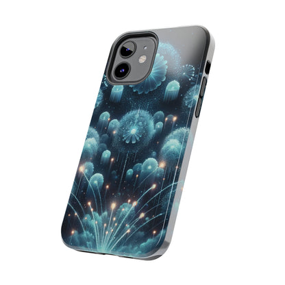 ToughDrop Apple iPhone Case Ft. Blue Dot New Year Fireworks