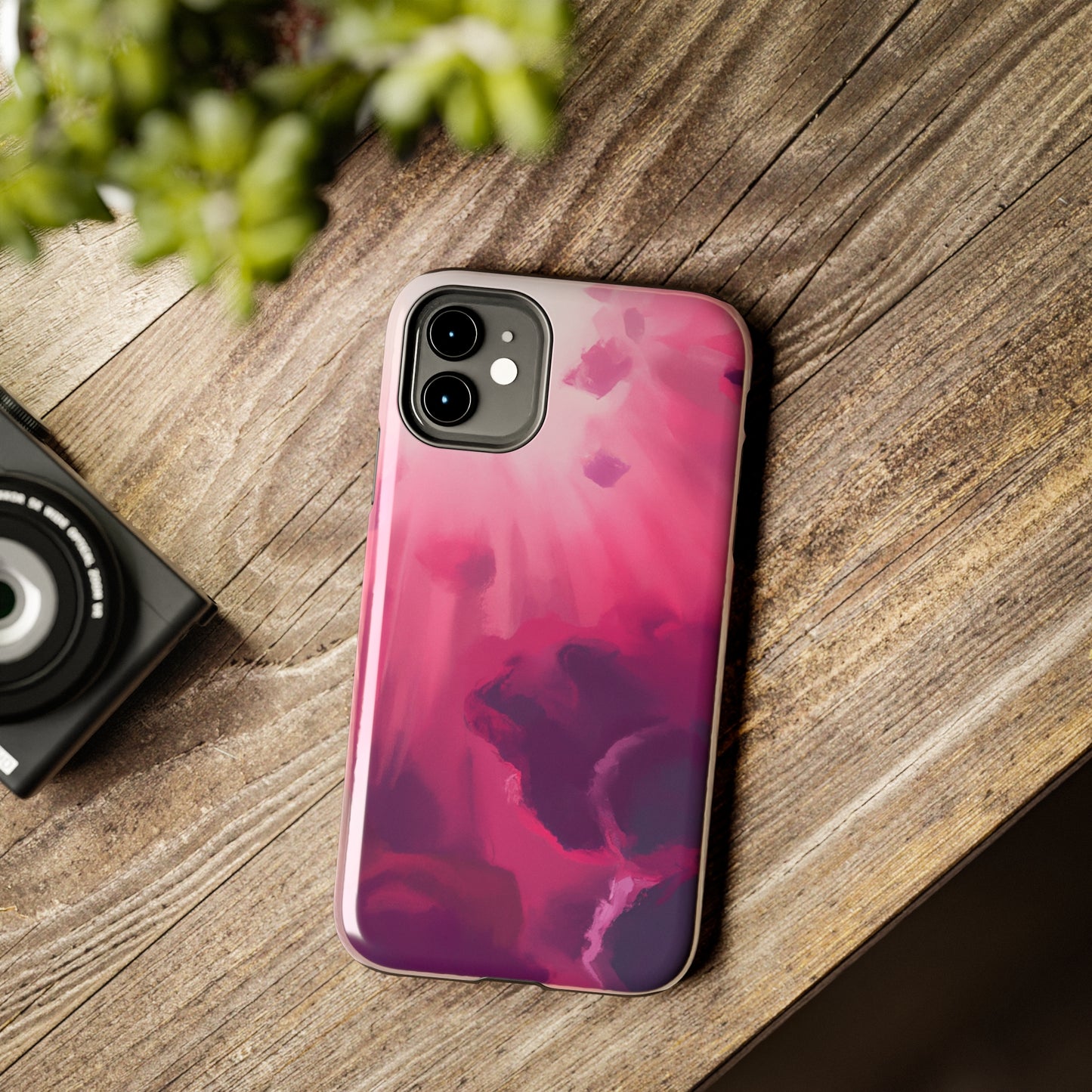 Tough Case-Mate iPhone Case Ft. Abstract Pink Sky