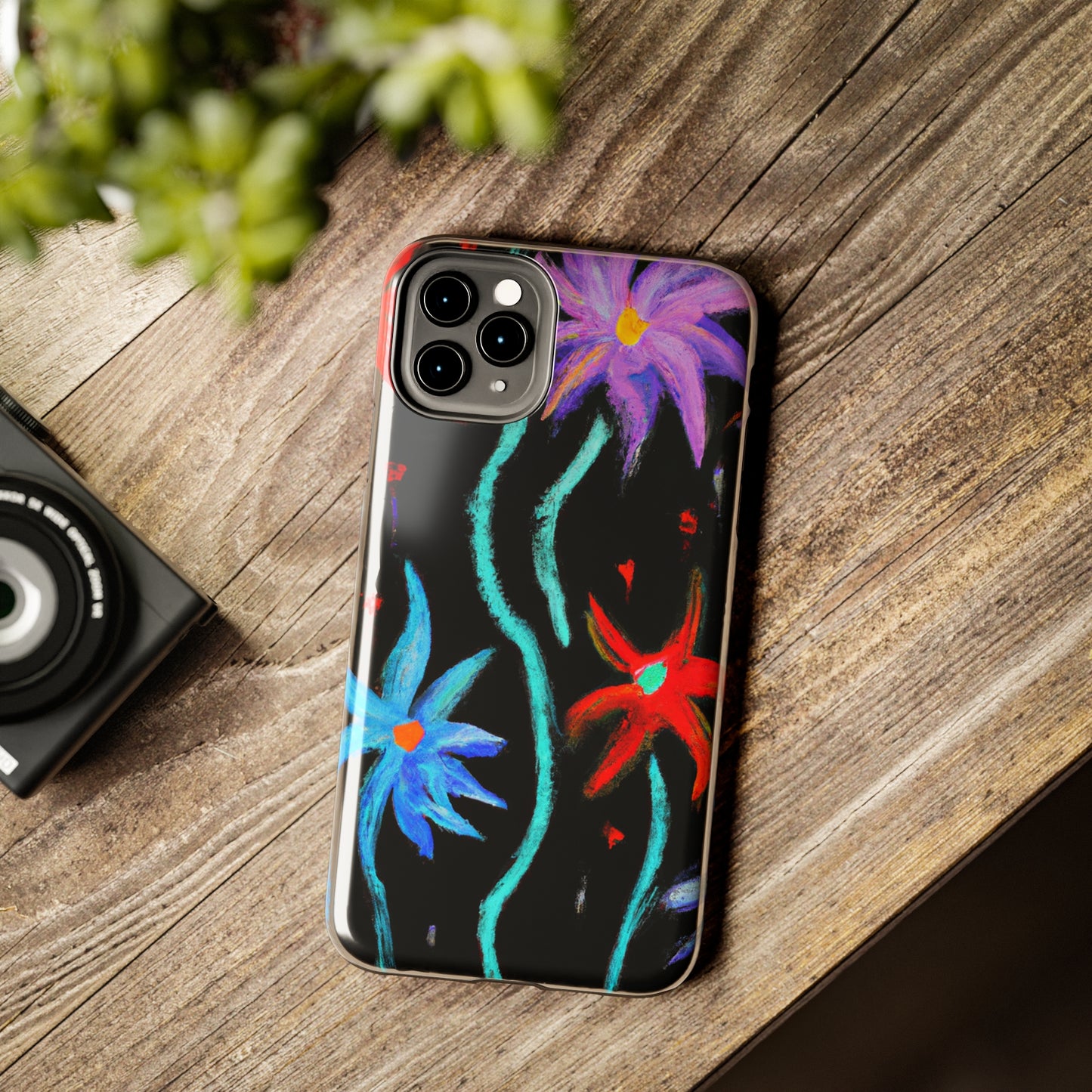 Tough Case-Mate iPhone Case Ft. Abstract Flowers