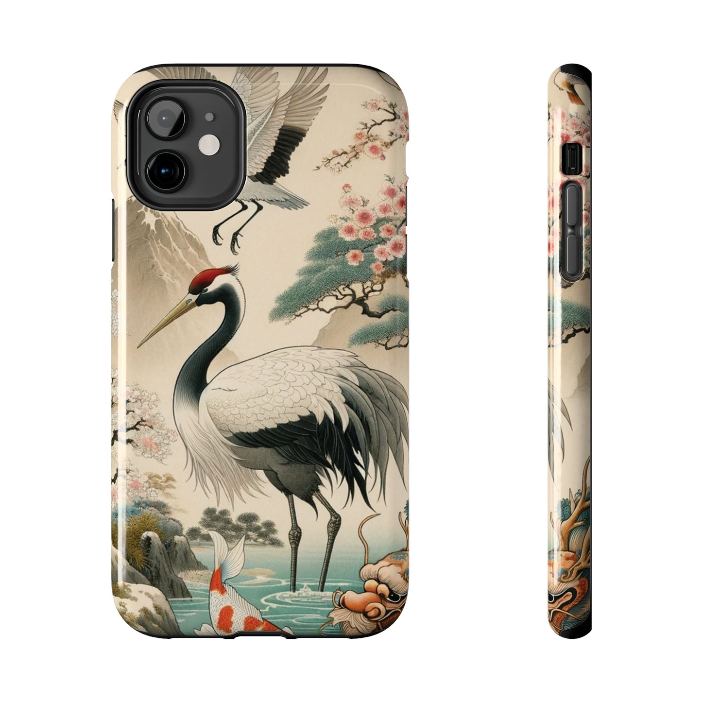 ToughDrop Apple iPhone Case Ft. Spirit Crane