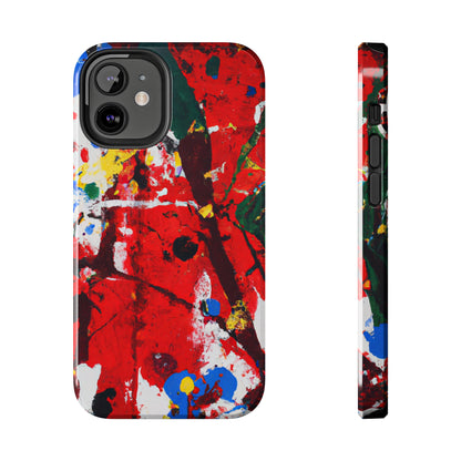 Tough Case-Mate iPhone Case Ft. Fractured Red