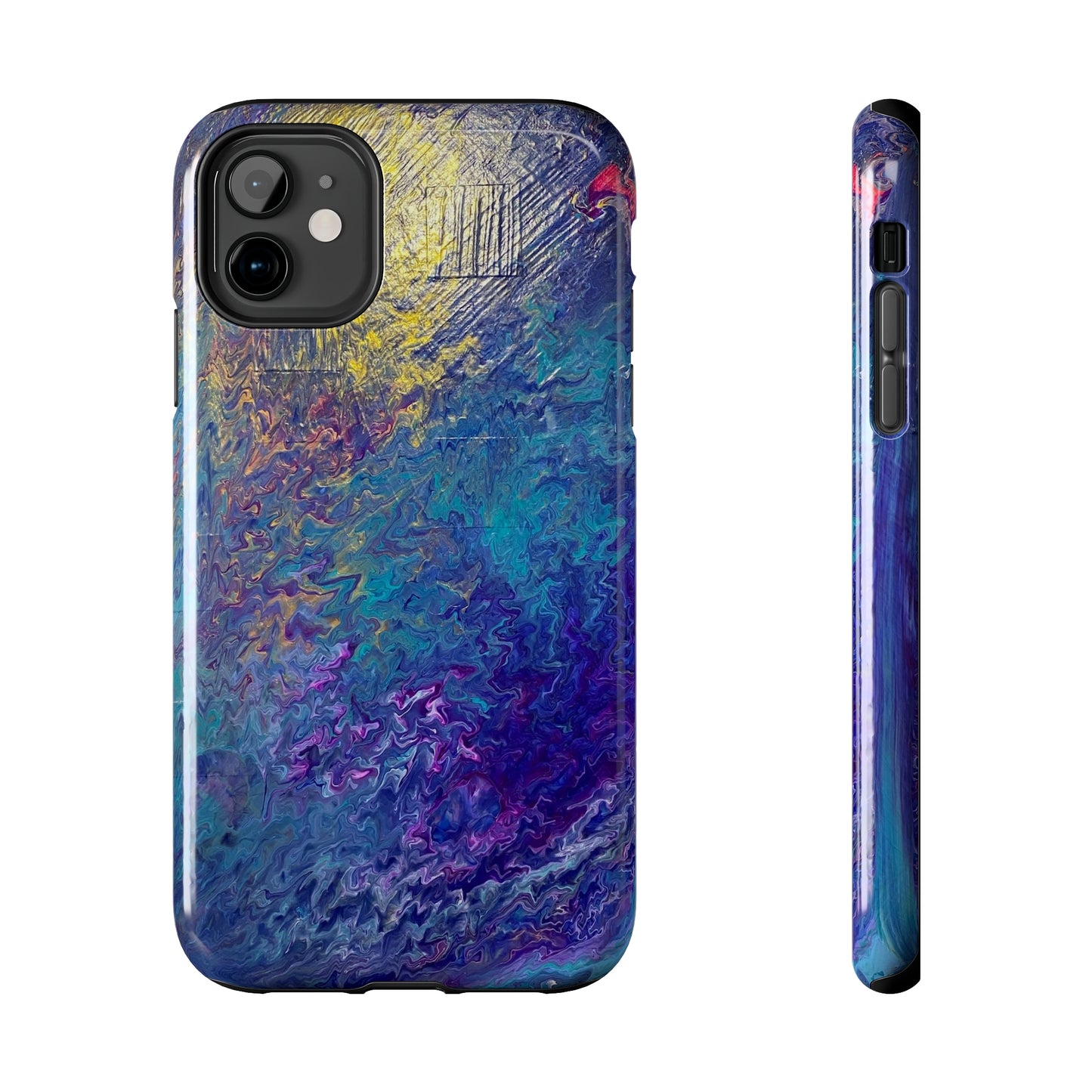 Tough Case-Mate iPhone Cases Ft. Abstract Blue Waterfall