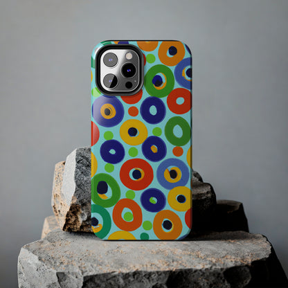 Tough Case-Mate iPhone Case Ft. Vivid Circles