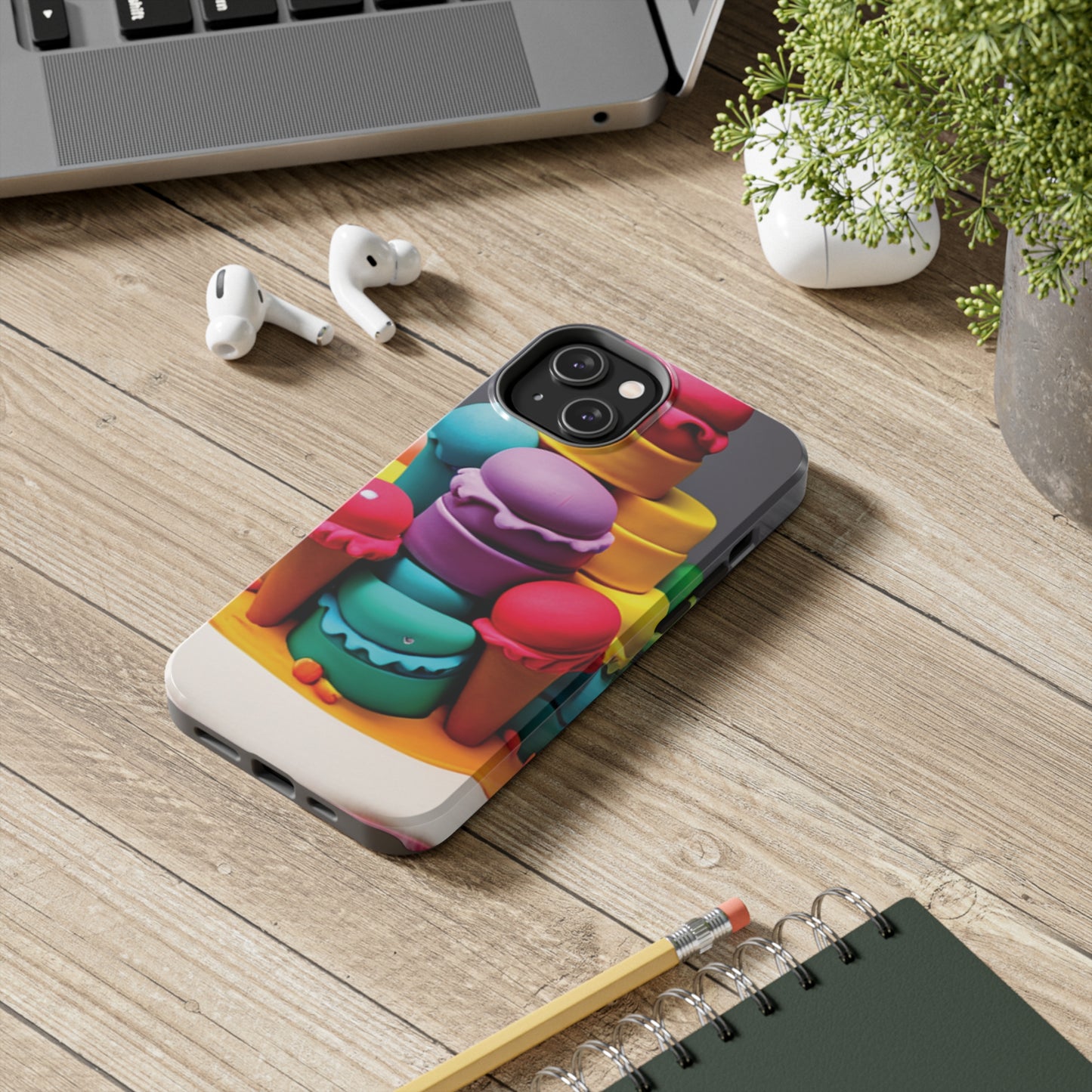 Strong Apple iPhone Case Ft. Silly Clay Ice Cream