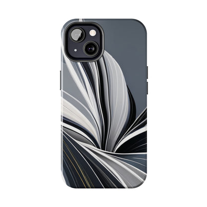 Strong Apple iPhone Cases Ft. Black and White Abstract Sail