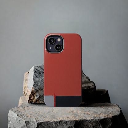 Strong Apple iPhone Case Ft. Minimal Orange