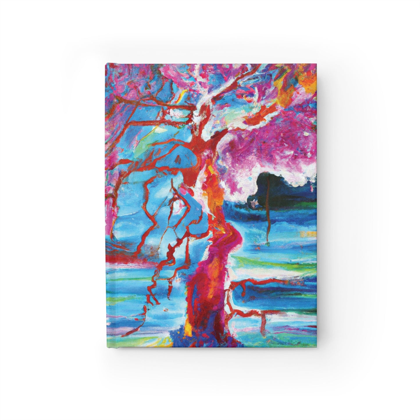 "Abstract Spirit Tree" Blank Page Journal